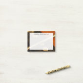 Monogram Music Elektrische Goud Basgitaar Snaar Post-it® Notes (Op bureau)