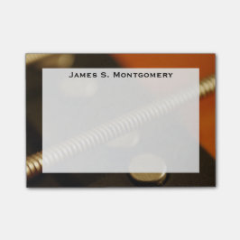 Monogram Music Elektrische Goud Basgitaar Snaar Post-it® Notes