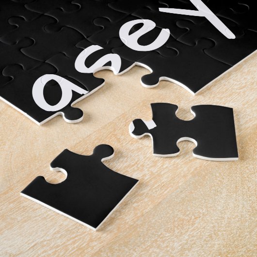 Monogram muziek hard uitdagend het Kwaad Extreme J Legpuzzel (Zijkant)