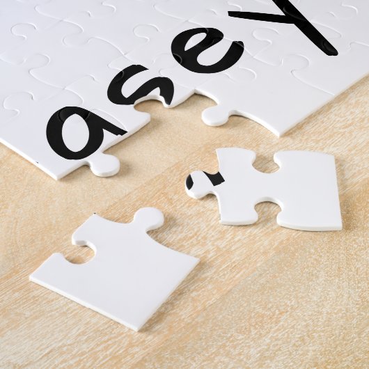 Monogram muziek hard uitdagend Kwaad Extreme Legpuzzel (Zijkant)