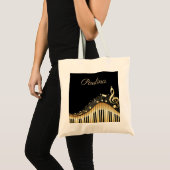 Monogram muzieklevier tote bag (Voorkant (product))