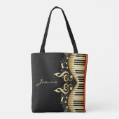 Monogram muzikaal toetsenbord tote bag (Achterkant)