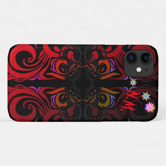Monogram Mystery Star Case-Mate iPhone Case (Achterkant (horizontaal))
