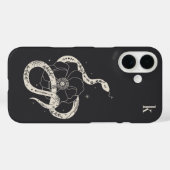 Monogram Mystical Botanical Snake Illustration Case-Mate iPhone Case (Achterkant (horizontaal))