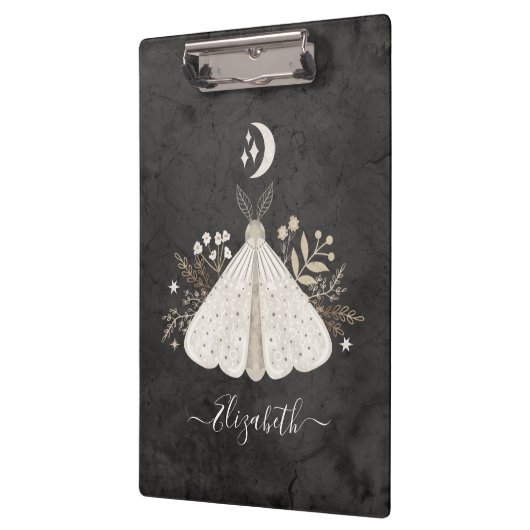 Monogram Mystical Celestial Luna Moth Klembord (Links)