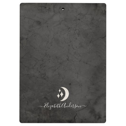 Monogram Mystical Celestial Luna Moth Klembord (Achterkant)