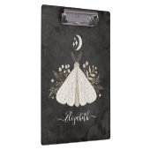 Monogram Mystical Celestial Luna Moth Klembord (Rechts)