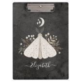 Monogram Mystical Celestial Luna Moth Klembord (Voorkant)