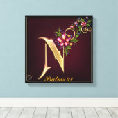 Monogram N Premium gestreken Canvas (gloss) (Insitu (Houten vloer))