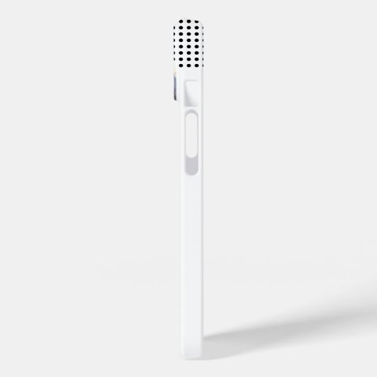 Monogram Naam 3 Foto Collage Trendy Modern Case-Mate iPhone Case (Achterkant / Links)