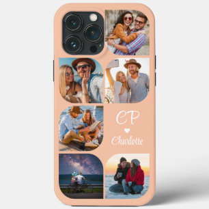 Monogram Naam 6 Foto Modern Modieus Eenvoudig Hoes
