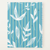 Monogram Naam Afspraak Boek 2025 Blauw Planne Planner (Achterkant)