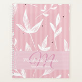 Monogram Naam Afspraak Boek 2025 Roze Planner (Voorkant)