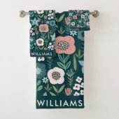 monogram, naam, bad handdoek (Insitu)