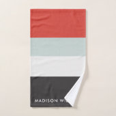 monogram, naam, bad handdoek (Handdoek)