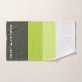 monogram, naam, bad handdoek (Handdoek)