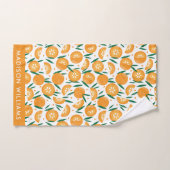 monogram, naam, bad handdoek (Handdoek)