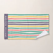 monogram, naam, bad handdoek (Handdoek)