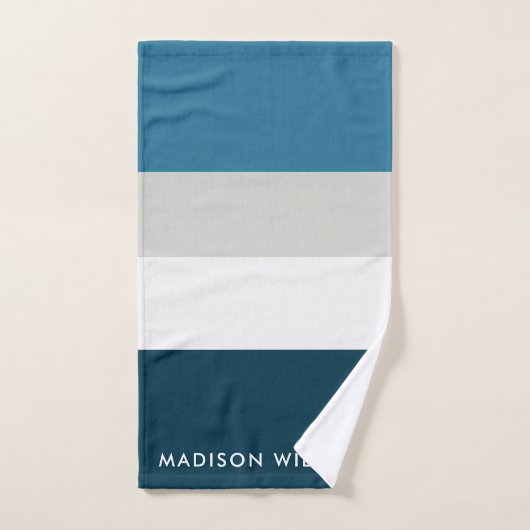 monogram, naam, bad handdoek (Handdoek)