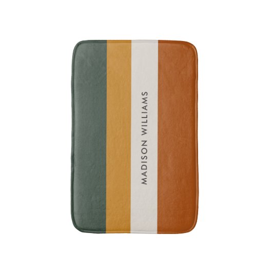 monogram, naam, badmat (Voorkant Verticaal)