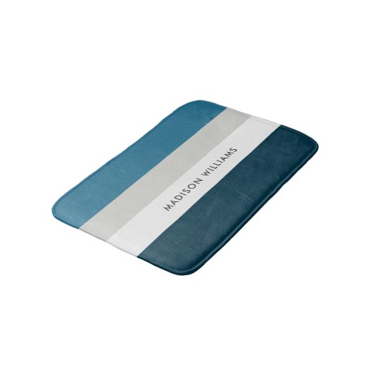 monogram, naam, badmat (Gekanteld)