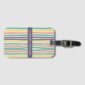 monogram, naam, bagagelabel (Voorkant (horizontaal))