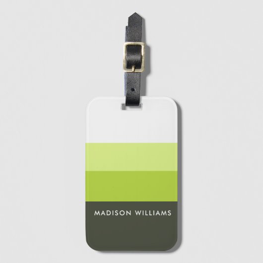 monogram, naam, bagagelabel (Voorkant (verticaal))