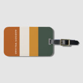 monogram, naam, bagagelabel (Voorkant (horizontaal))