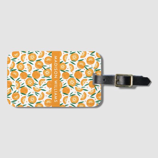 monogram, naam, bagagelabel (Voorkant (horizontaal))