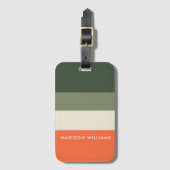 monogram, naam, bagagelabel (Voorkant (verticaal))