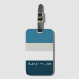 monogram, naam, bagagelabel