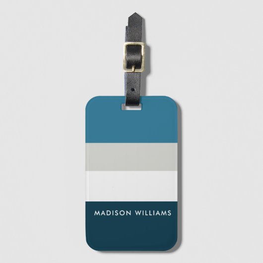 monogram, naam, bagagelabel (Voorkant (verticaal))