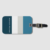 monogram, naam, bagagelabel (Voorkant (horizontaal))