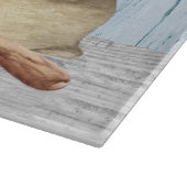 Monogram Naam Bakken Bakker Cadeau Snijplank (Hoek)