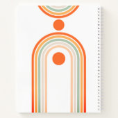 Monogram naam Boho Arch Multi Photo Trendy Girly Notitieboek (Achterkant)