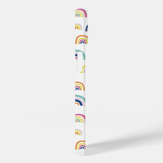 Monogram Naam Boho Regenboog Case-Mate iPhone Case (Achterkant / Rechts)