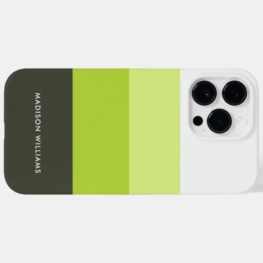 monogram, naam, Case-Mate iPhone case (Achterkant (horizontaal))