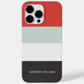monogram, naam, Case-Mate iPhone case (Achterkant)