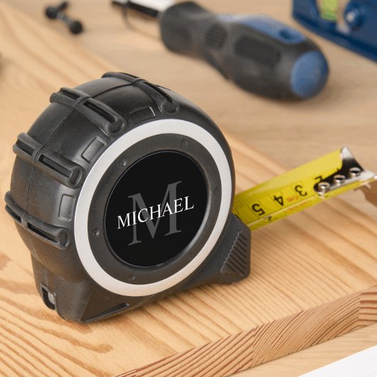 MONOGRAM NAAM CUSTOM ZWART WIT GRIJS ROLMAAT