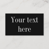 monogram naam Deer Skull Antler Visitekaartje (Achterkant)