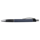Monogram naam donker marineblauw wit moderne strep pen (Bovenkant)