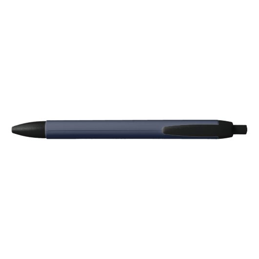 Monogram naam donker marineblauw wit moderne strep zwarte inkt pen (Achterkant)