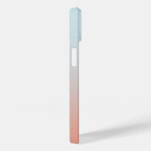 Monogram Naam Eenvoudige Gradiënt Gepersonaliseerd Case-Mate iPhone Case (Achterkant / Rechts)