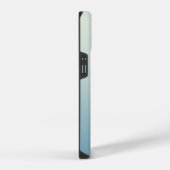 Monogram Naam Eenvoudige Gradiënt Gepersonaliseerd iPhone Hoesje (Rechterkant)