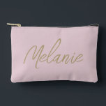 Monogram Naam Elegante Moderne Minimalistische Roz Etui<br><div class="desc">Monogram Naam Elegante Moderne Minimalistische Roze Roos Accessoire Zakje. Stijlvol personaliseren met uw eigen naam.</div>