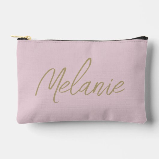 Monogram Naam Elegante Moderne Minimalistische Roz Etui (Voorkant)