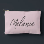 Monogram Naam Elegante Moderne Minimalistische Roz Etui<br><div class="desc">Monogram Naam Elegante Moderne Minimalistische Roze Roos Accessoire Zakje. Stijlvol personaliseren met uw eigen naam.</div>
