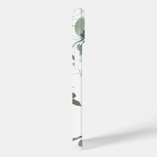 Monogram naam Eucalyptus Case-Mate iPhone Case (Achterkant / Rechts)