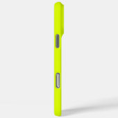 Monogram Naam Fluorescent Chartreuse Yellow Neon Case-Mate iPhone Case (Achterkant / Rechts)