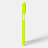 Monogram Naam Fluorescent Chartreuse Yellow Neon Case-Mate iPhone Case (Achterkant / Rechts)